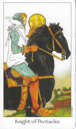 Tarot Card Court Card Knight of Pentacles